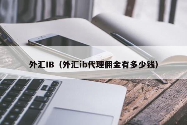 外汇IB（外汇ib代理佣金有多少钱）